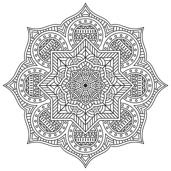 Mandala — Stockvektor