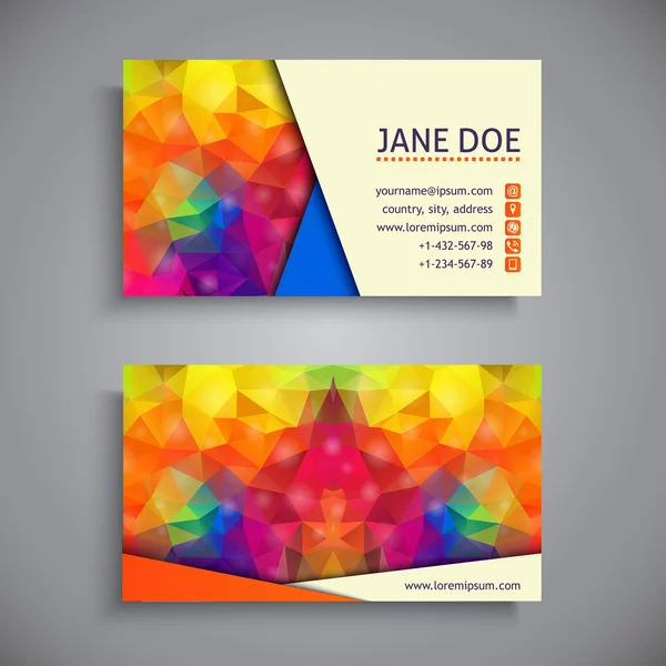 Business card. Vintage decorative elements.