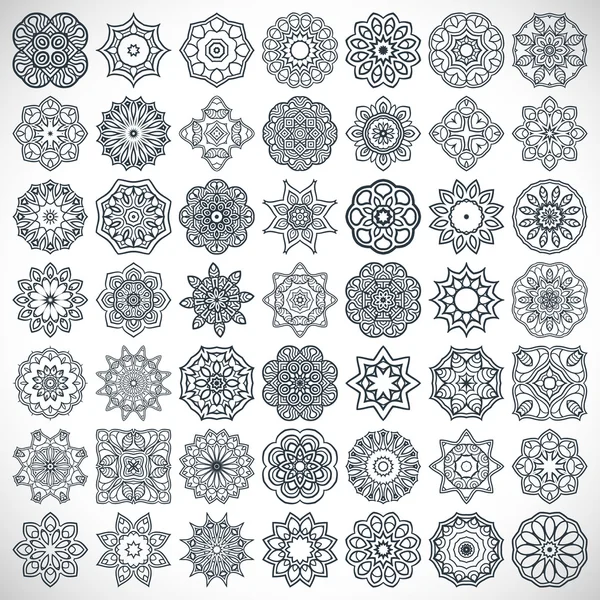 Mandalas — Stock Vector