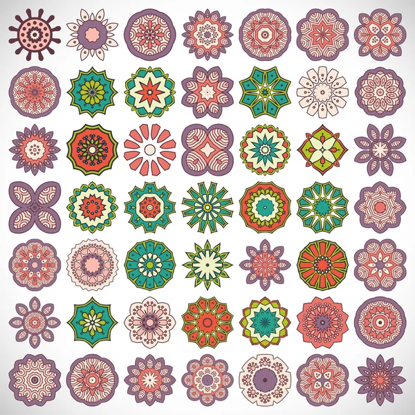 Mandalas — Vector de stock