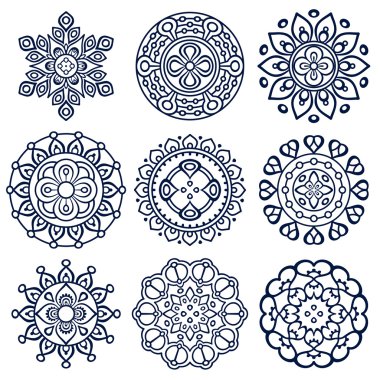 Vektör etnik mandala