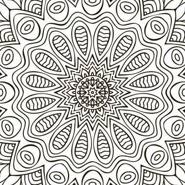 Mandala. Boyama sayfası