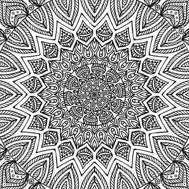 Mandala. Boyama sayfası