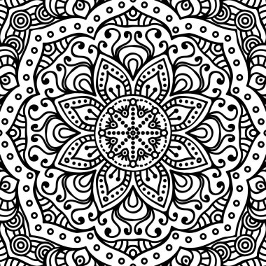 Mandala. Boyama sayfası