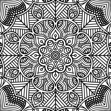 Mandala. Boyama sayfası