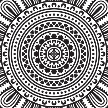 Mandala. Boyama sayfası