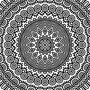 Mandala. Boyama sayfası