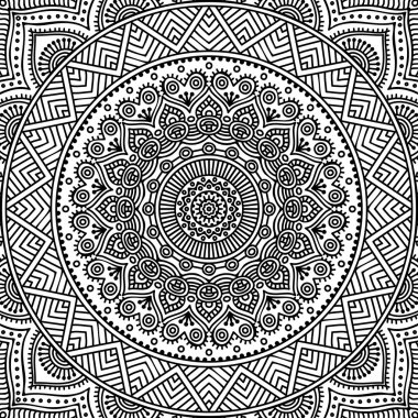 Mandala. Boyama sayfası