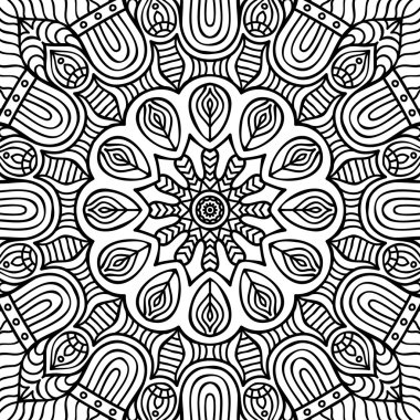 Mandala. Boyama sayfası