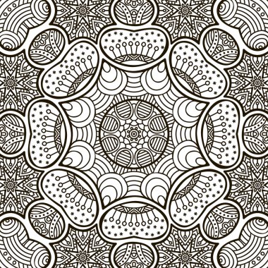 Mandala. Boyama sayfası