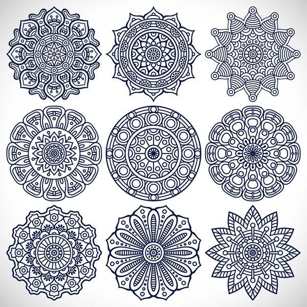 Mandala ethnique vecteur — Image vectorielle