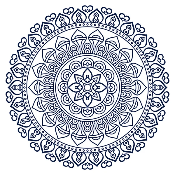 Vektor ethnisches Mandala — Stockvektor