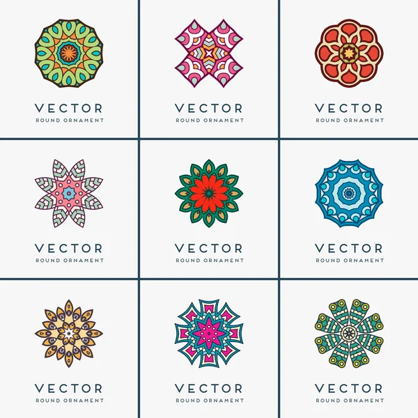 Vector ethnic mandala — Stock Vector