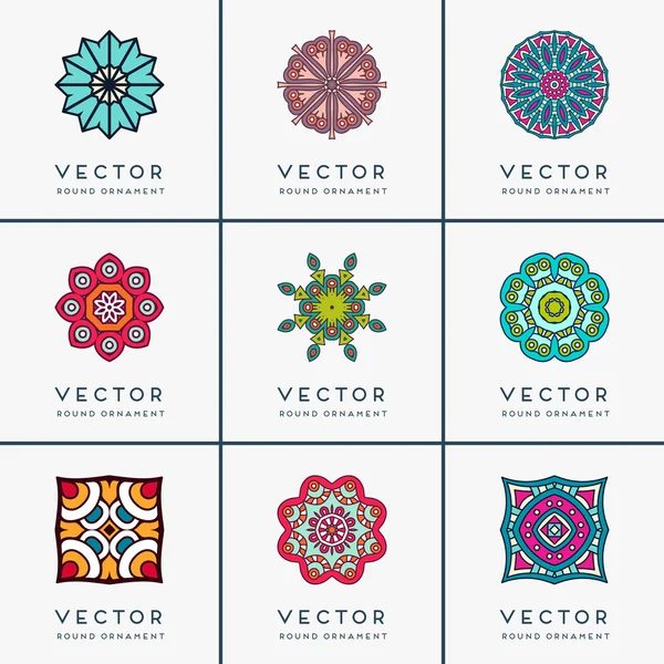 Vector ethnic mandala — Stock Vector