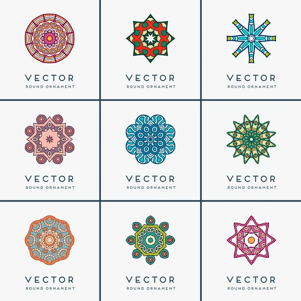 Vector ethnic mandala — Stock Vector