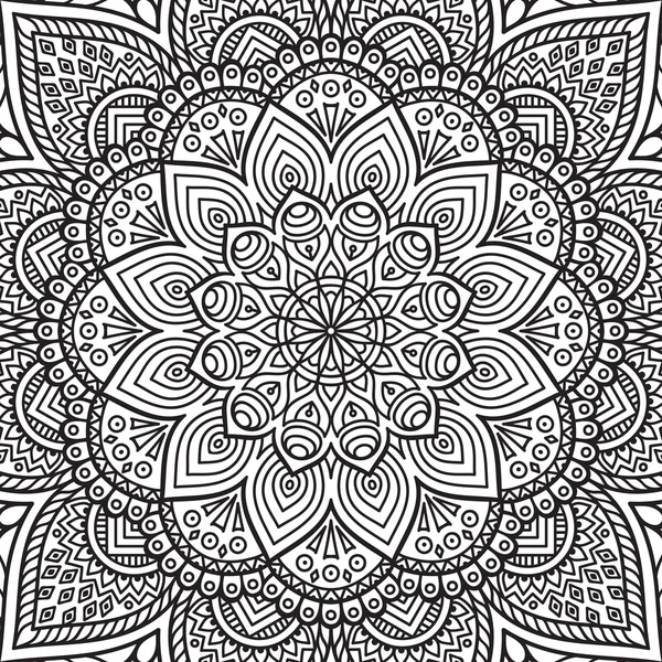 Mandala. Coloring page — Stock Vector