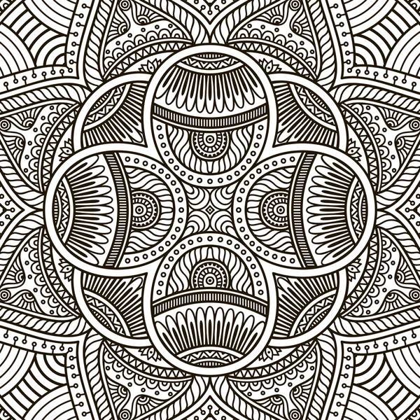 Mandala. Coloring page — Stock Vector