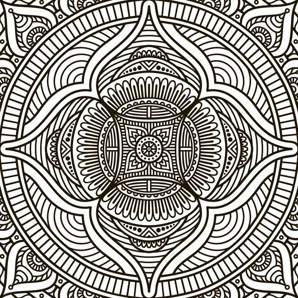 Mandala. Pagina da colorare — Vettoriale Stock