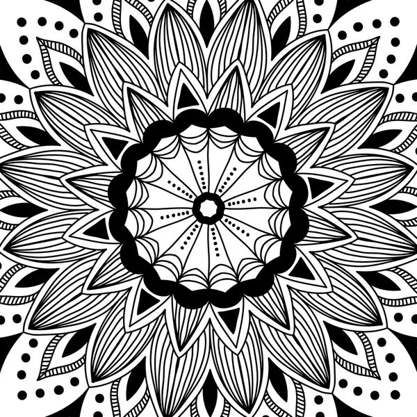 Mandala. Színező oldal — Stock Vector