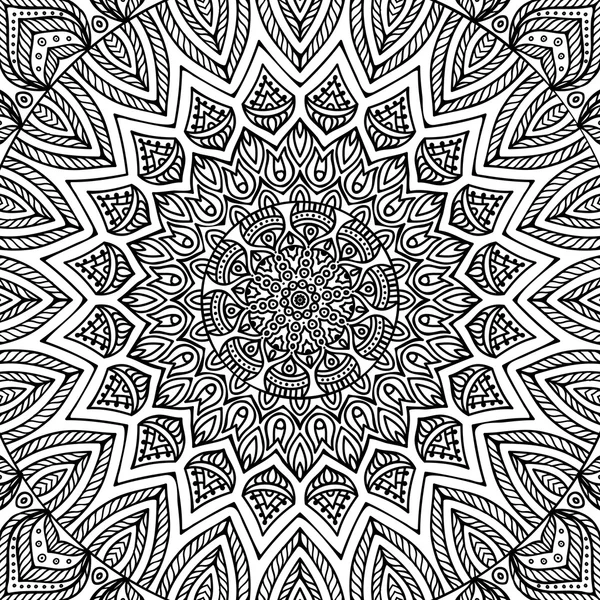 Mandala. Pagina da colorare — Vettoriale Stock