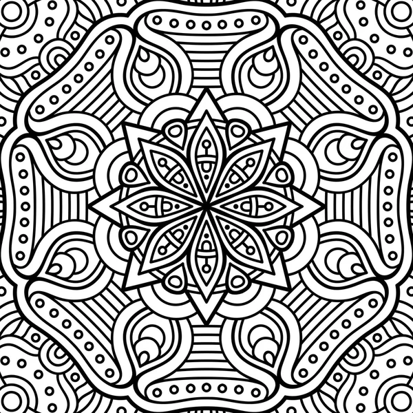 Mandala. Malvorlagen — Stockvektor