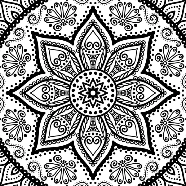 Mandala. Desenho para colorir — Vetor de Stock