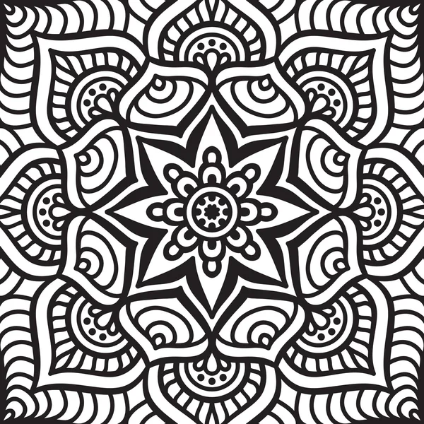 Outline Mandala Adult Coloring Book Mandala Coloring Page Decorative  Ornament Stock Vector by ©Fodorviola73 181201898