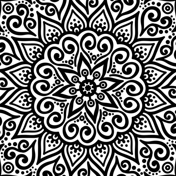 Mandala. Coloriage — Image vectorielle