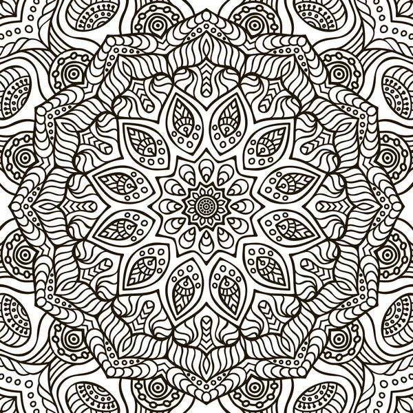 Mandala. Página para colorear — Vector de stock