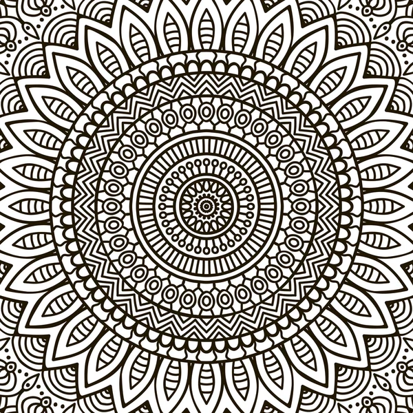 Mandala. Pagina da colorare — Vettoriale Stock