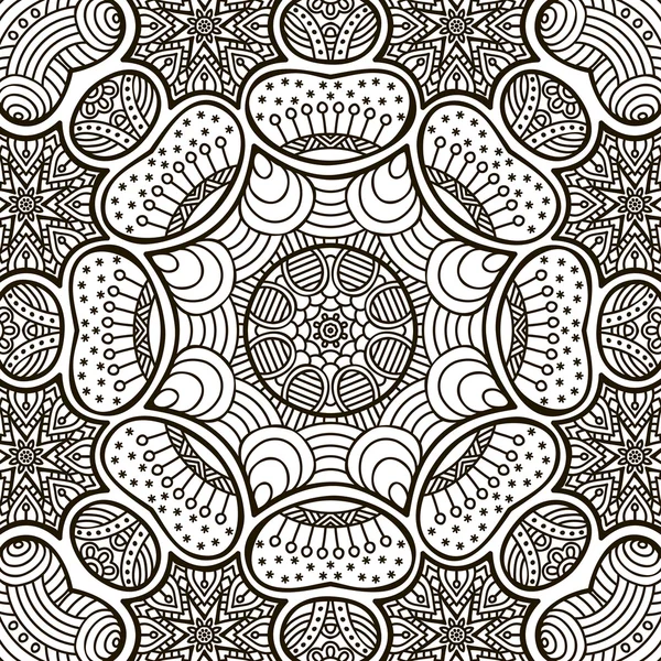 Mandala. Página para colorear — Vector de stock