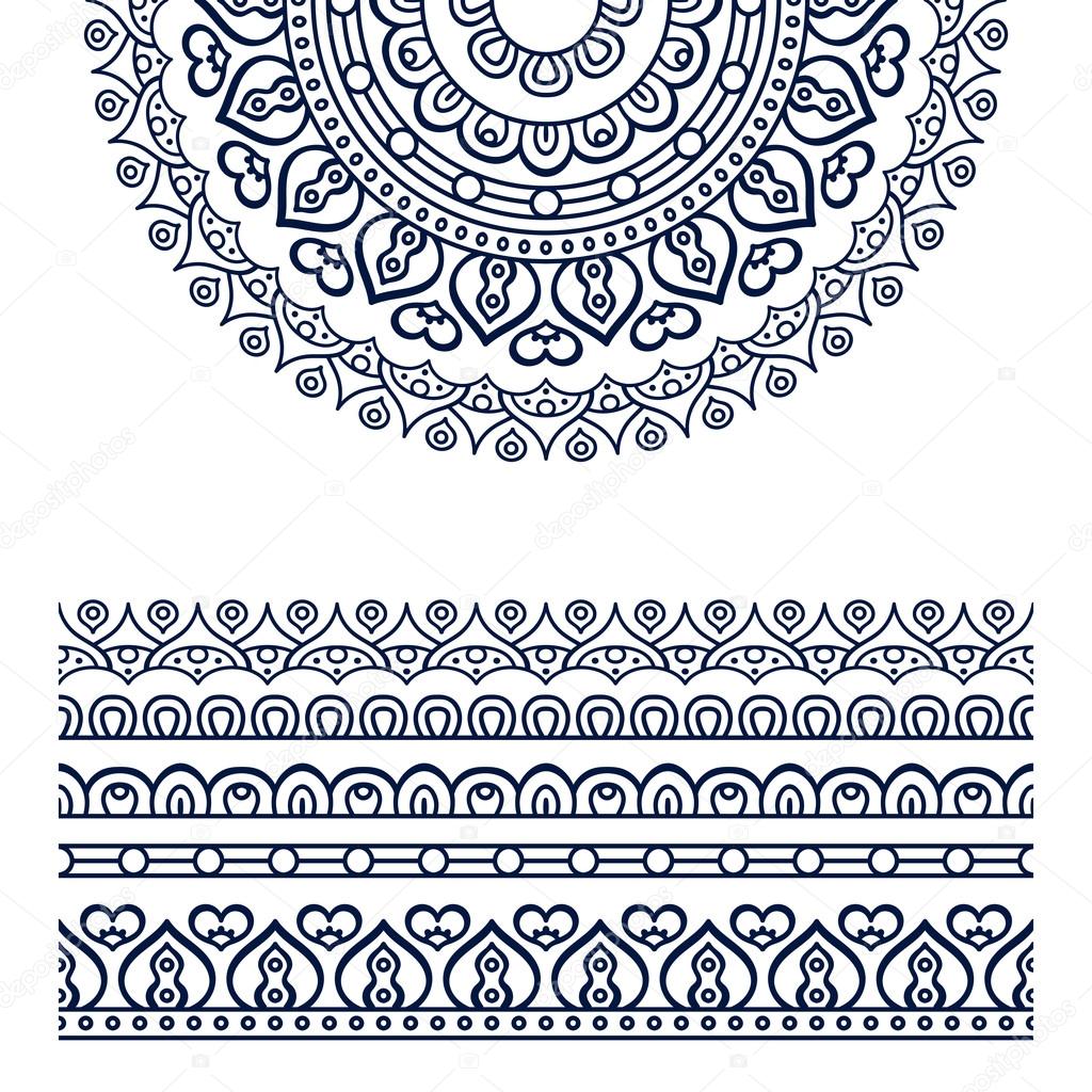 Vector ethnic mandala