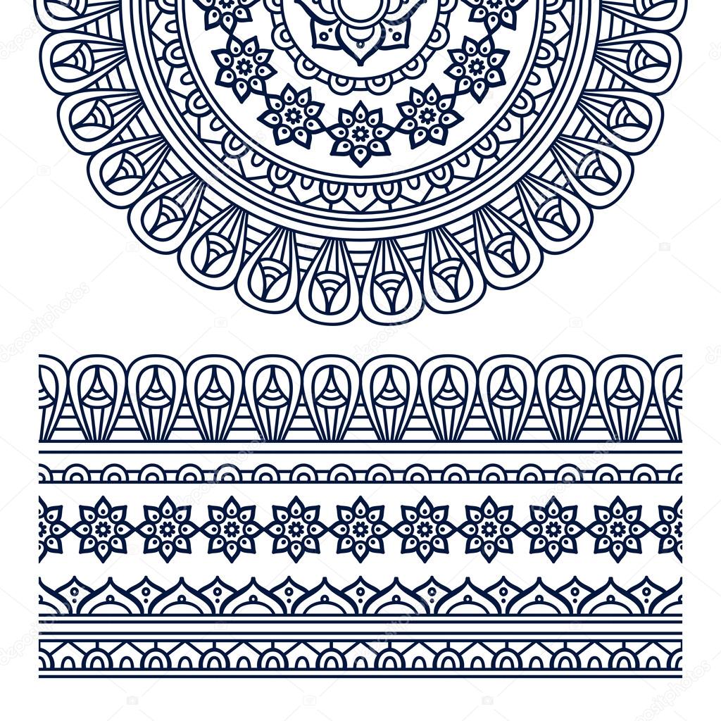 Vector ethnic mandala