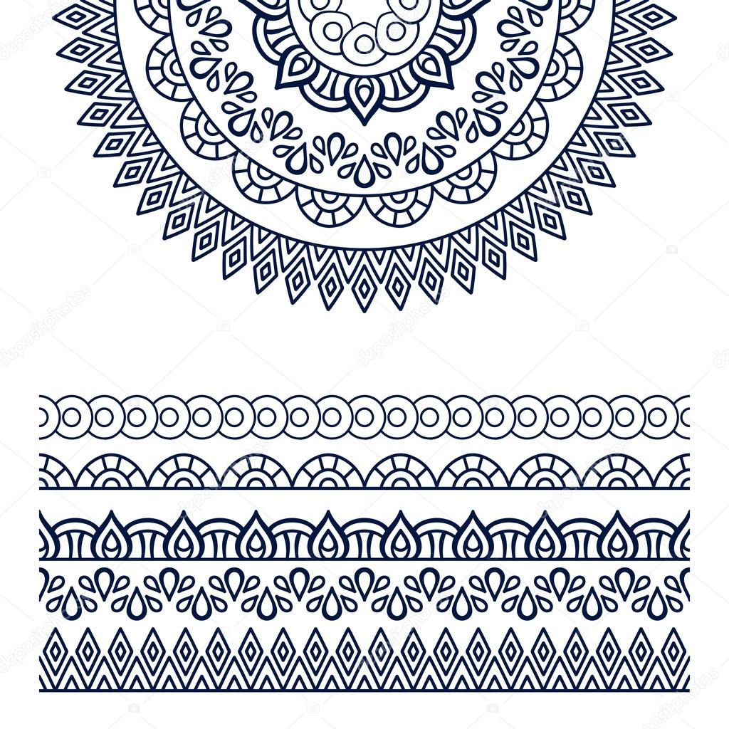 Vector ethnic mandala