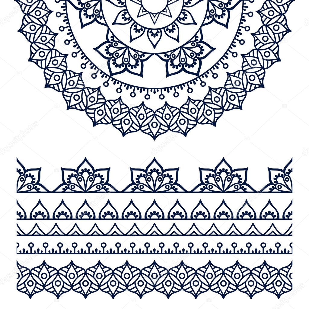 Vector ethnic mandala