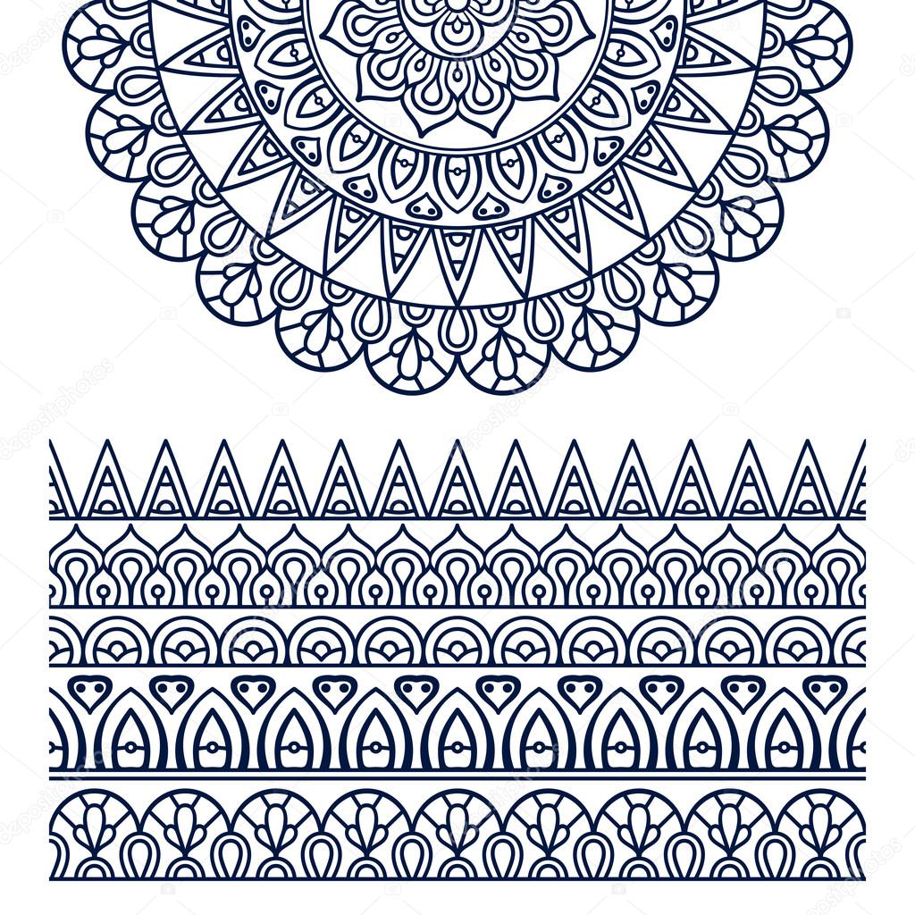 Vector ethnic mandala