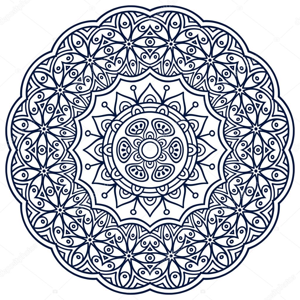 Vector ethnic mandala