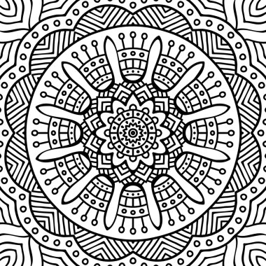 Mandala. Boyama sayfası