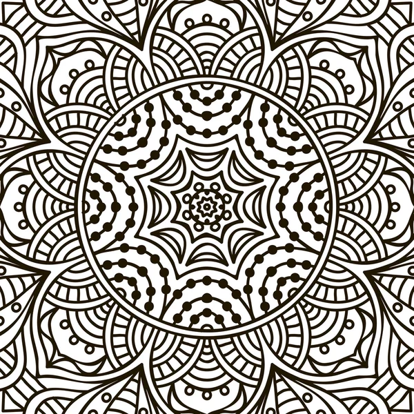 Mandala. Página para colorear — Vector de stock