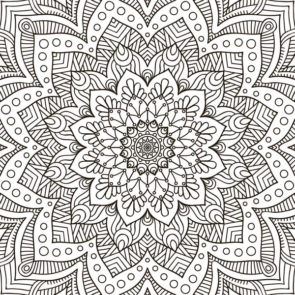 Mandala. Coloring page — Stock Vector