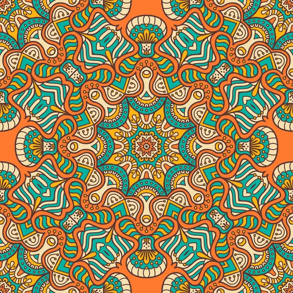 etnik çiçek seamless modeli