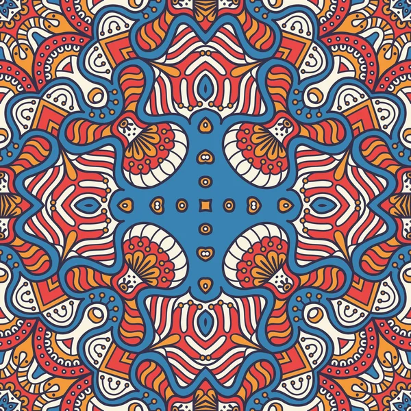 etnik çiçek seamless modeli