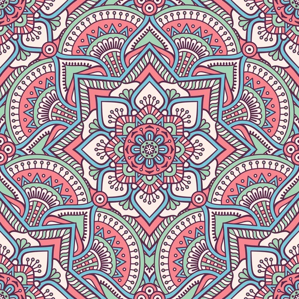 etnik çiçek seamless modeli