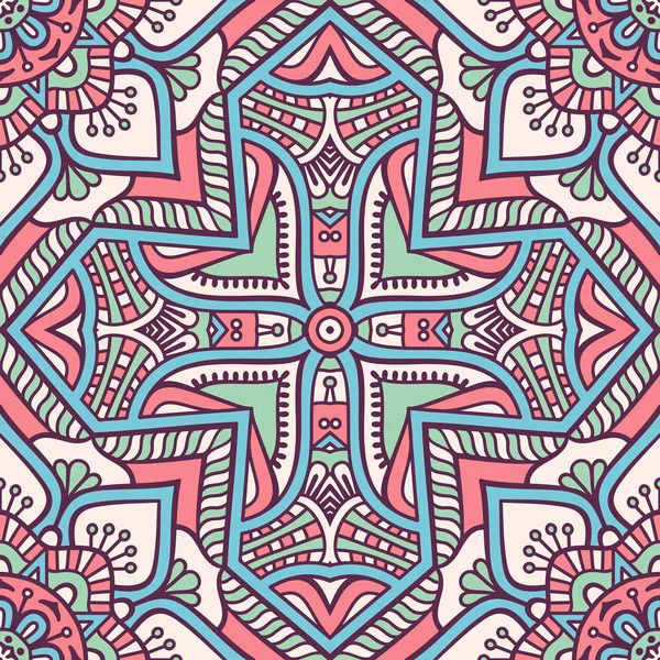 etnik çiçek seamless modeli