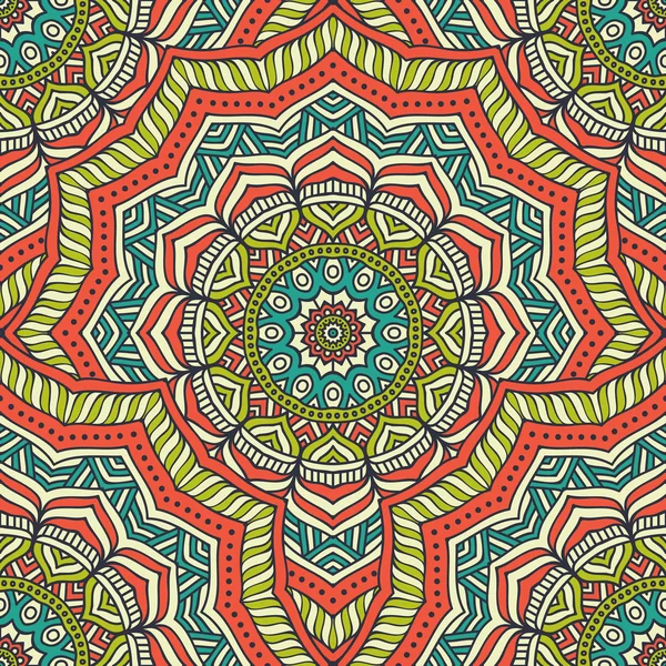 etnik çiçek seamless modeli