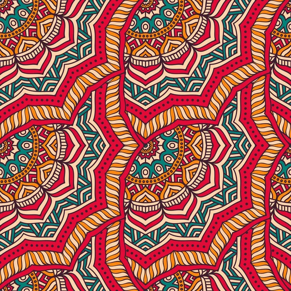 etnik çiçek seamless modeli