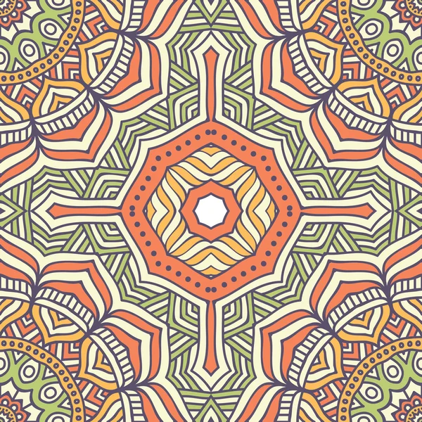 etnik çiçek seamless modeli