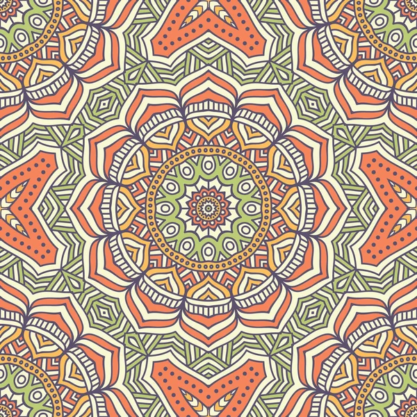 etnik çiçek seamless modeli