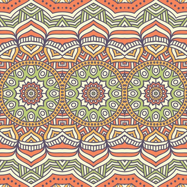 etnik çiçek seamless modeli