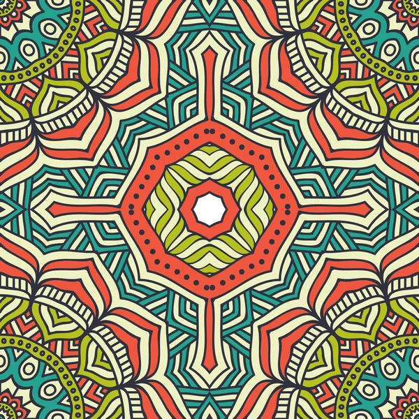 etnik çiçek seamless modeli